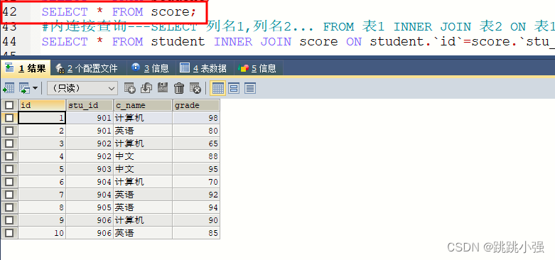 MySQL多表关联查询语句 mysql的多表关联查询_mysql_04