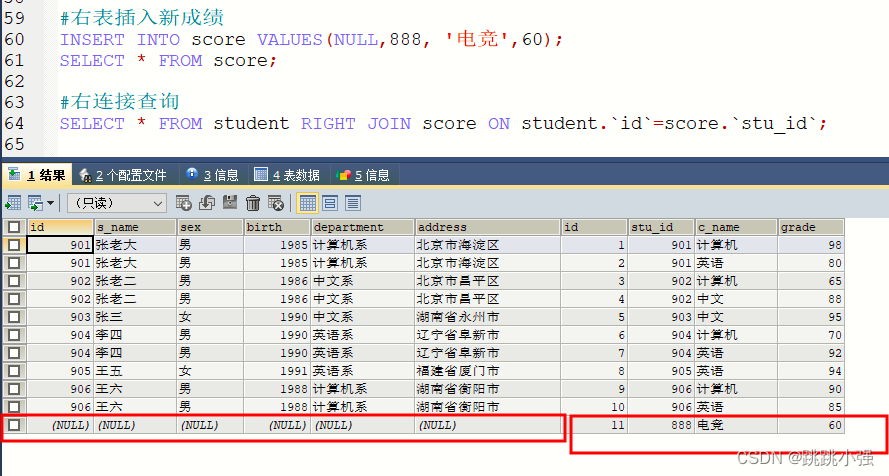 MySQL多表关联查询语句 mysql的多表关联查询_子查询_07