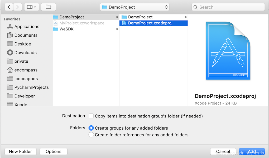 SDK iOS 教程 ios sdk开发_Workspace_03