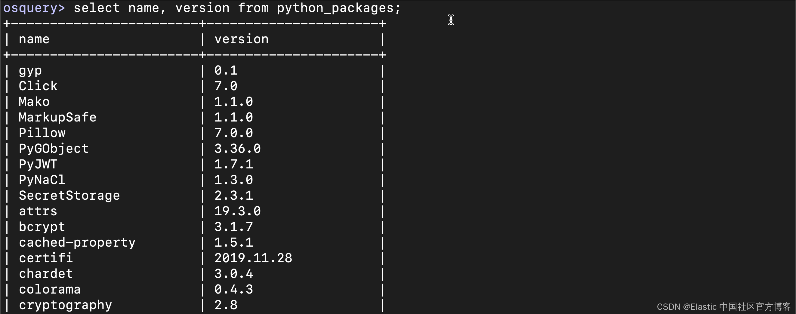 CLOS分布式架构 osquery 分布式_SQL_16