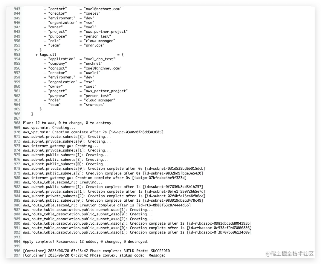 Terraform整合AWS CodePipeline实现AWS云上资源自动化编排实践_AWS_20