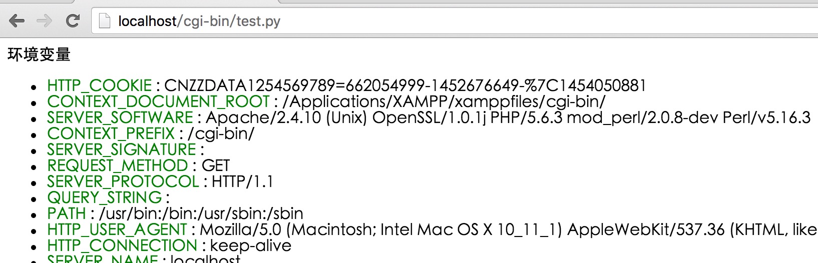 Python基础《十：CGI编程》_环境变量_02