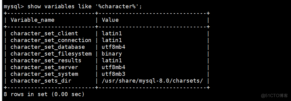 MySQL 设置服务器字符集 设置mysql的字符集_mysql