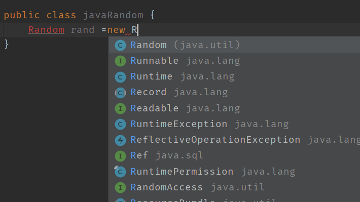 Random java seed 作用 java中random是什么意思_编程语言_02