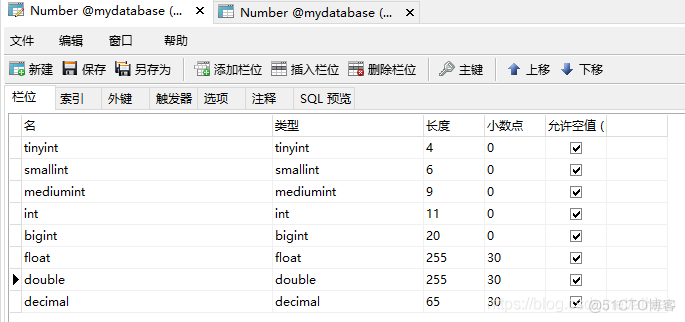MYSQL数据类型 mysql数据类型长度设置_字符串