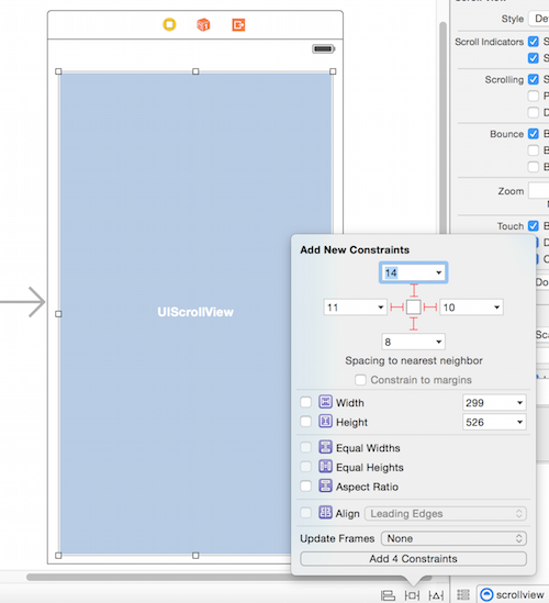 UIScrollView iOS 添加滚动 uiscrollview自动布局_控件