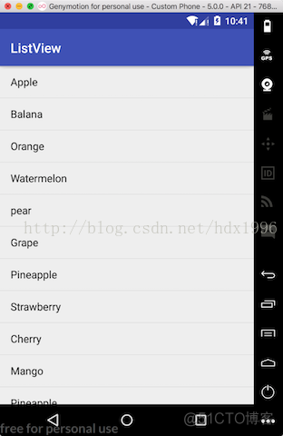 android item listview 点击 android的listview_android开发