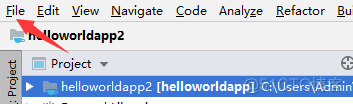 android print实现 androidstudio输出helloworld_快捷键