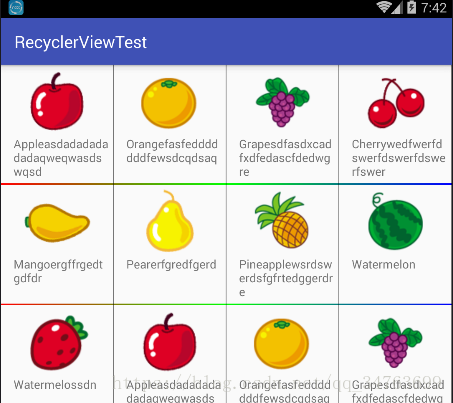 android recyclerview嵌套横向 android recyclerview横向滑动_ide_02