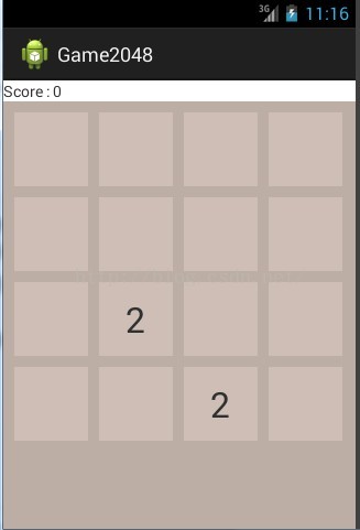android studio制作游戏 android studio2048小游戏_android studio制作游戏