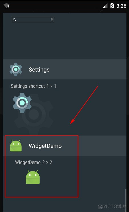 android widget 配置文件 安卓widget怎么设置_android_03