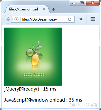 JQ ready()和onload的加载耗时_javascript