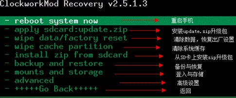 android 抹除 返回 android recovery恢复_android 抹除 返回