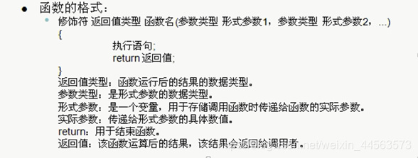 JAVA函数形式 java函数的写法_示例代码