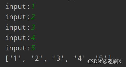 python从键盘输入一个列表 python input输入一个列表_python_02