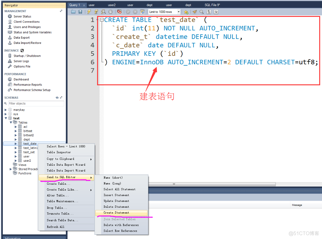 mysql workbench 导出建表语句 导出数据_sql_07