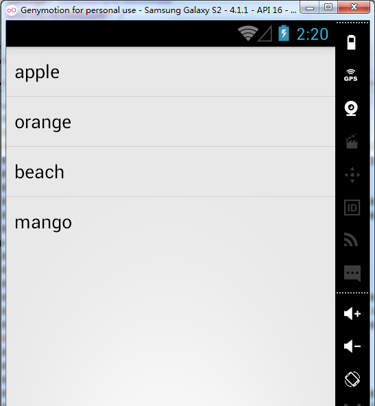 android listview 用法_数据源