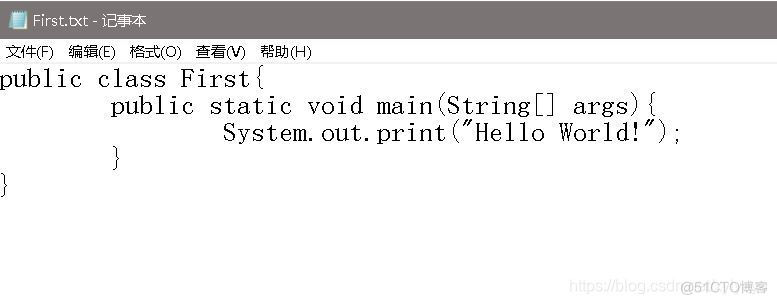 怎么用记事本打开java代码 记事本如何运行java代码_类名