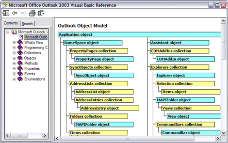 使用C#进行Outlook 2003编程的简介_application_03