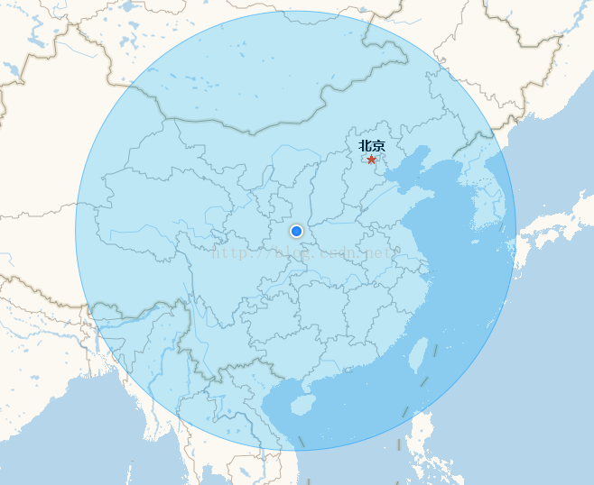 android 高德地图显示定位蓝点 高德地图上显示蓝色_javascript