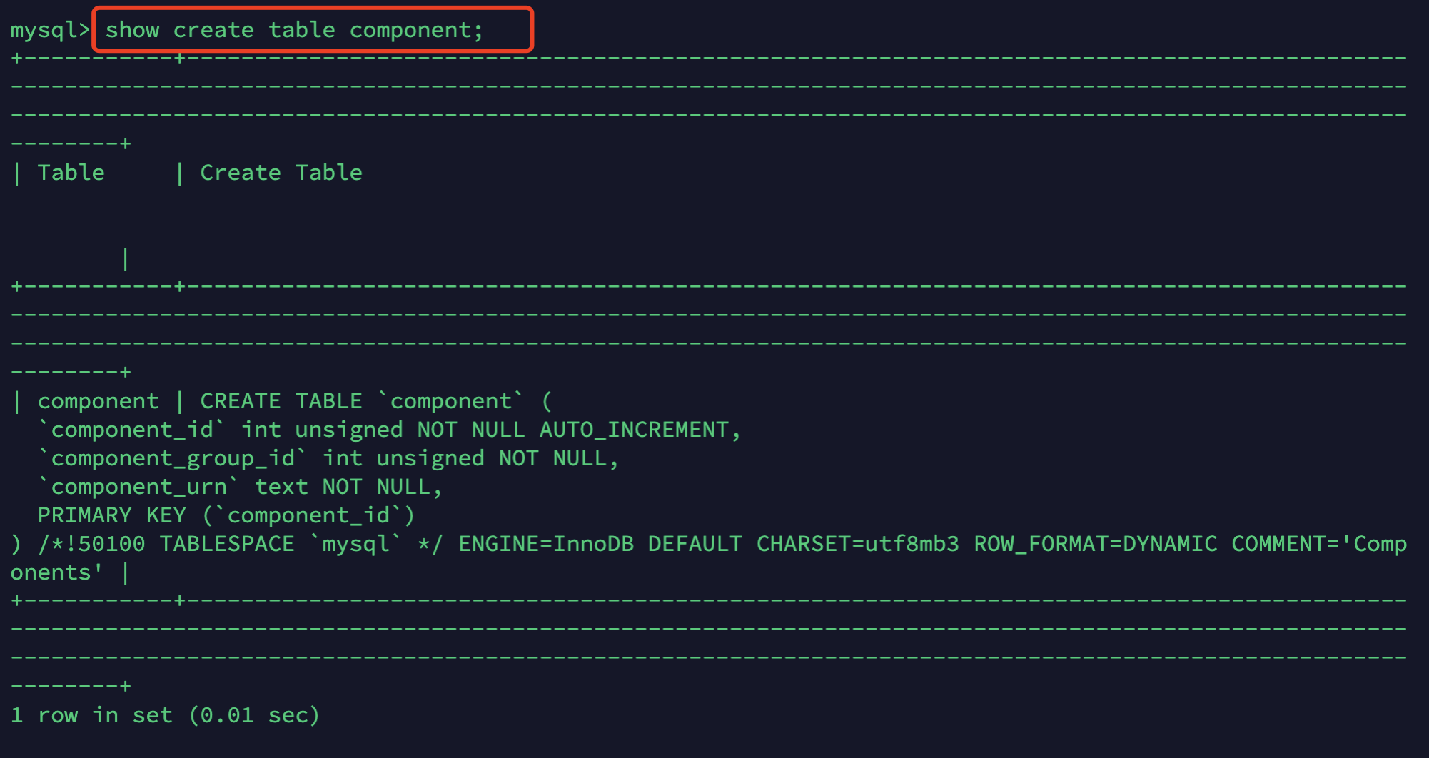 Mysql基础篇（一）之DDL、DML、DQL、DCL_mysql_11