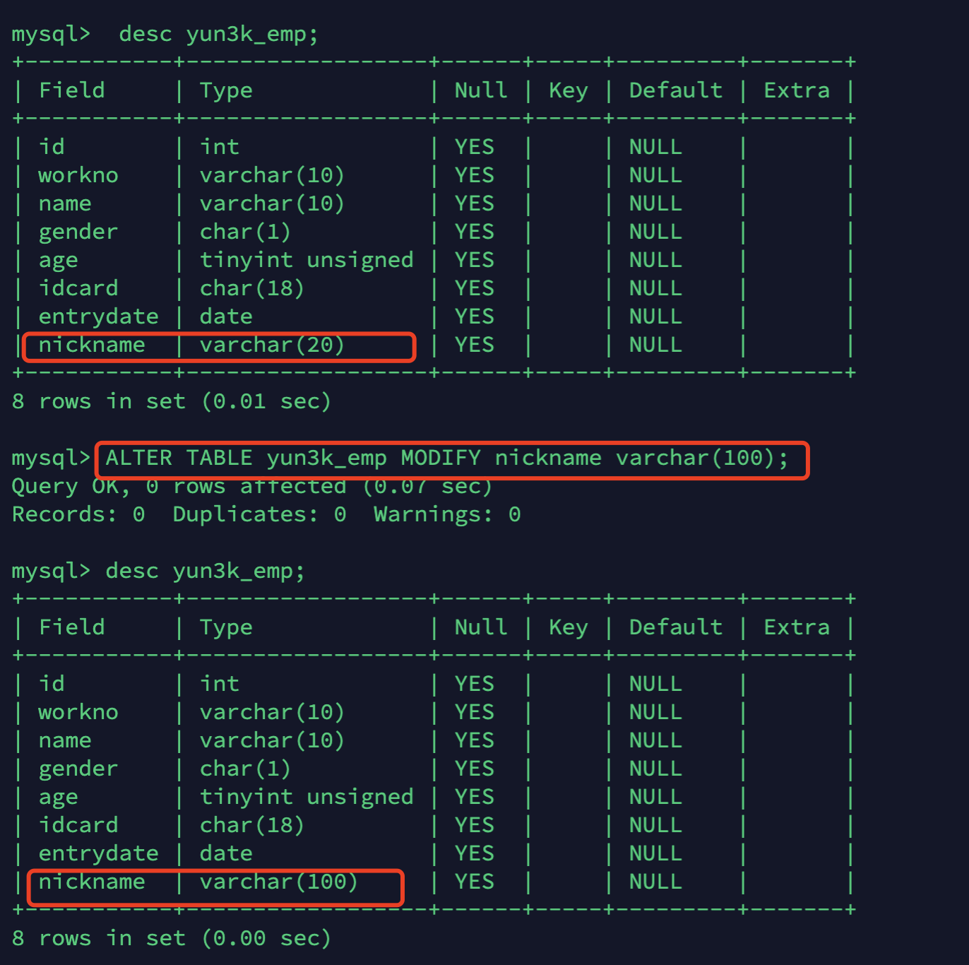 Mysql基础篇（一）之DDL、DML、DQL、DCL_sql_15