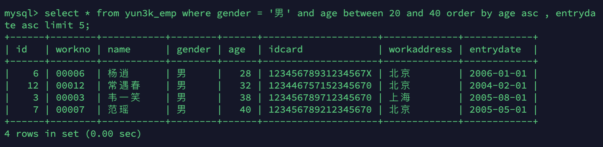 Mysql基础篇（一）之DDL、DML、DQL、DCL_sql_64