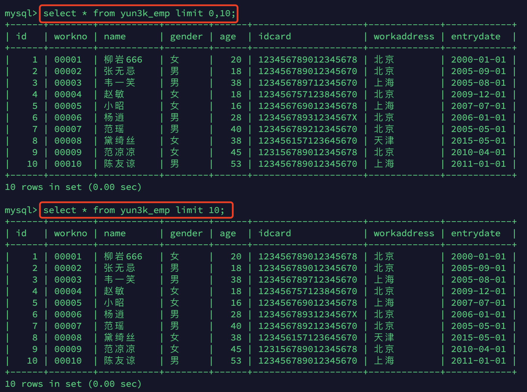 Mysql基础篇（一）之DDL、DML、DQL、DCL_sql_58