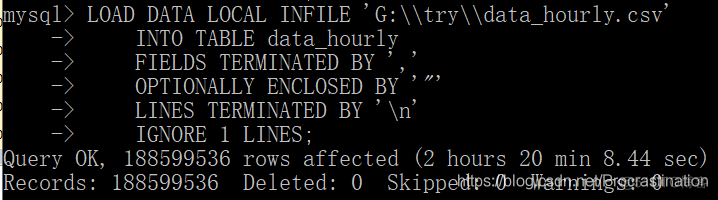 mysql导入pgsql mysql导入大量csv数据_数据库