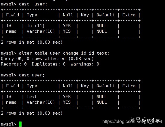 MySQL命令中的desc mysql desc_mysql desc用法_10