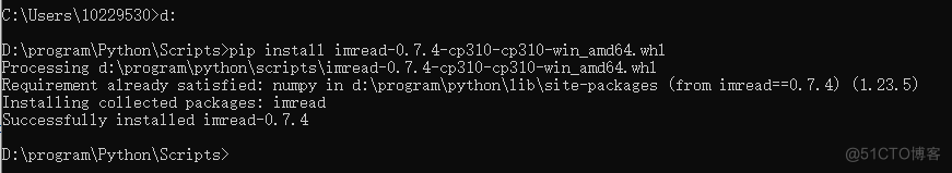 python mlk安装 python安装imread_python_04