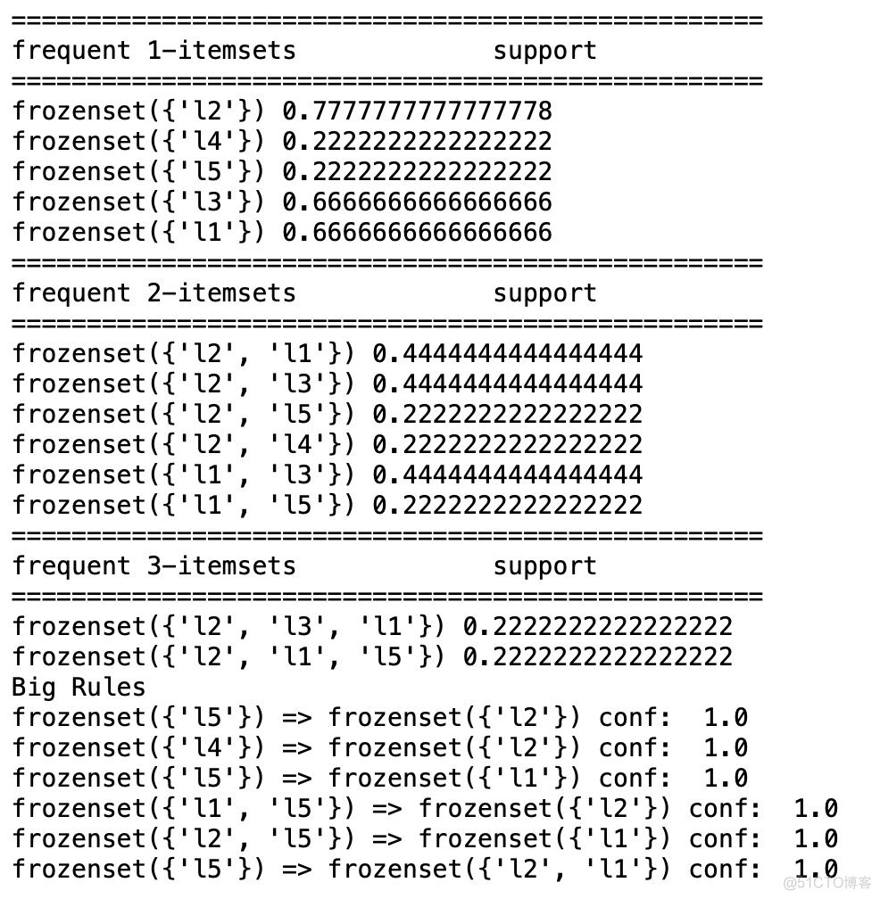 apriori算法数据挖掘例题 数据挖掘apriori算法实验报告_python_75