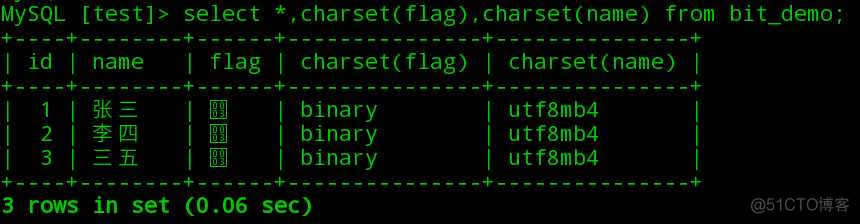 bit类型对应java类型 mysql bit字段的类型_mysql