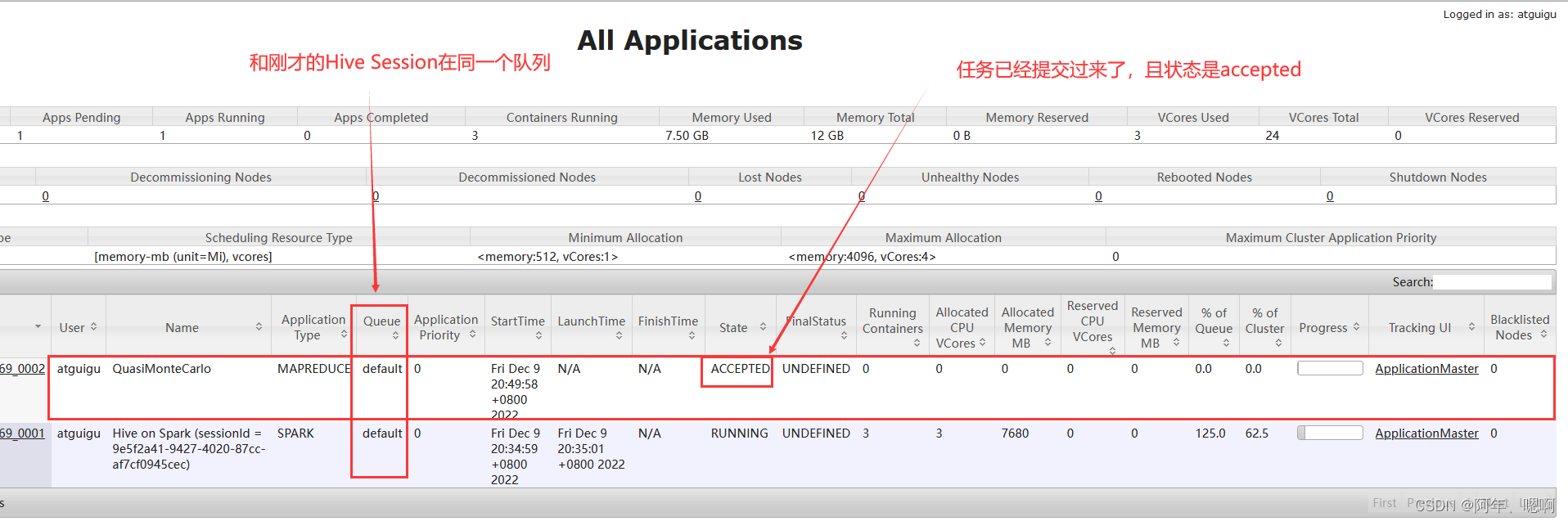 cdh yarn 队列设置 yarn新增队列_hadoop_06