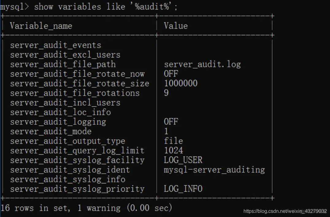 audit mysql审计日志太多 mysql数据库审计日志_MySQL_14