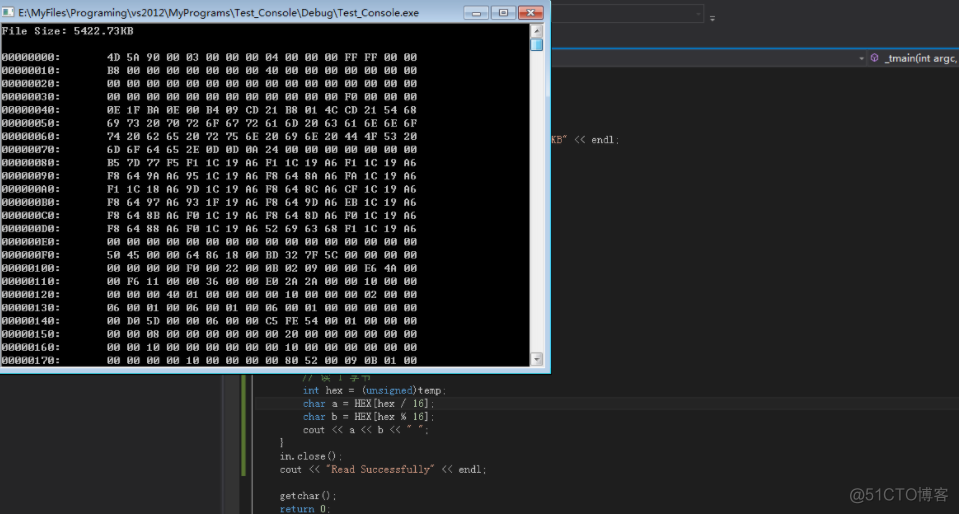 C/C++ 读取文件16进制格式_开发语言