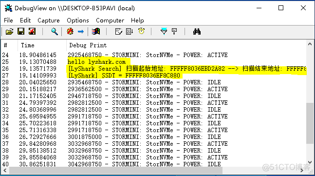 驱动开发：Win10内核枚举SSDT表基址_rax_04