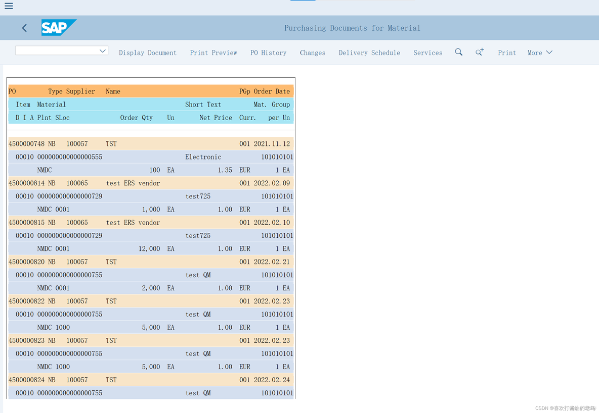 SAP MM以ALV格式显示采购报表_Scope of List_05