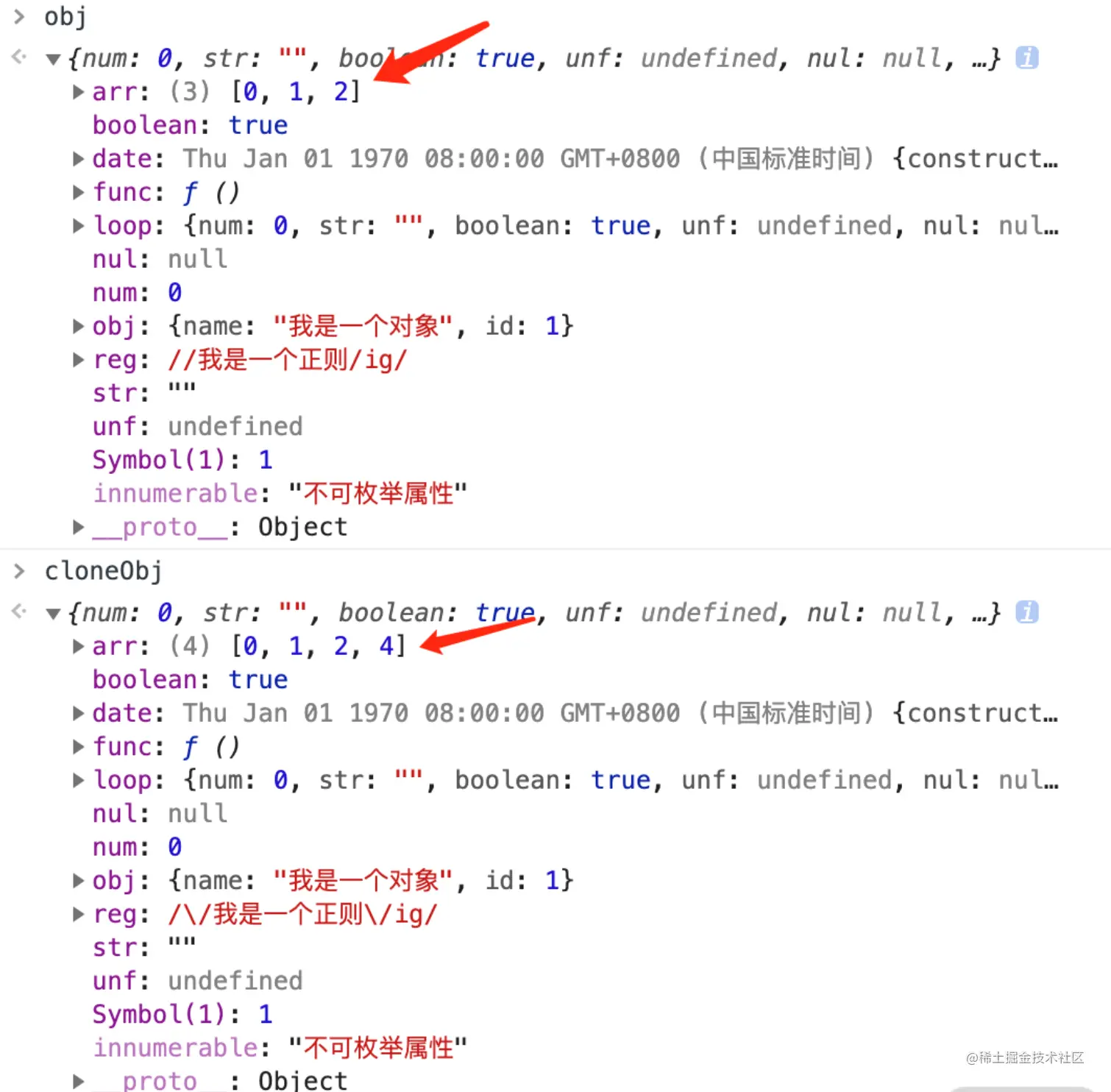 社招中级前端笔试面试题总结_深拷贝_04