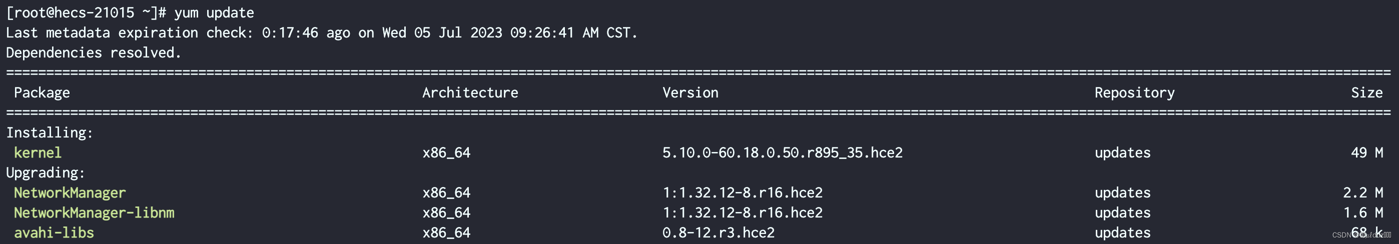 Huawei Cloud EulerOS 安装 MySQL8.0_mysql_02