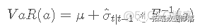 R语言风险价值：ARIMA，GARCH，Delta-normal法滚动估计VaR（Value at Risk）和回测分析股票数据|附代码数据_正态分布_34