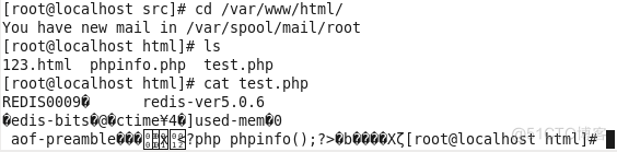 redis 3.2.8 漏洞 redis漏洞利用_物理路径写webshell_15