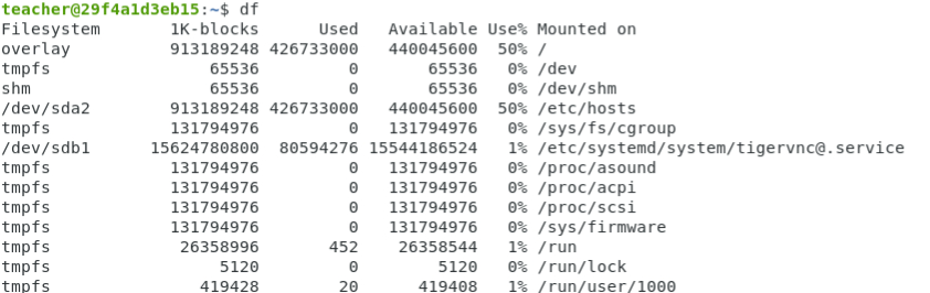 centos磁盘占满导致docker无法启动 centos查看磁盘空间_文件系统