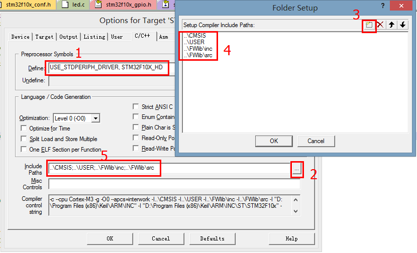 chibios keil stm32 移植 stm32 keil4配置_编译器_06