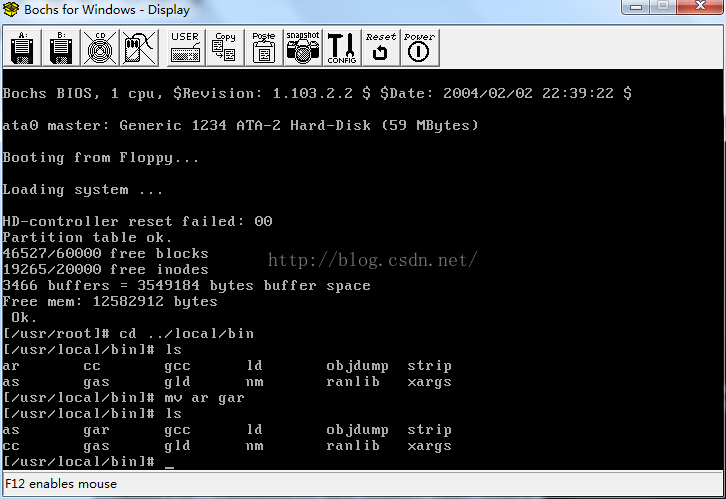 Windows下用Bochs编译运行Linux-0.11_linux_08
