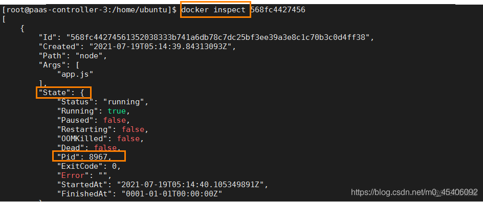 docker inspect 容器id docker inspect 内容详解_docker