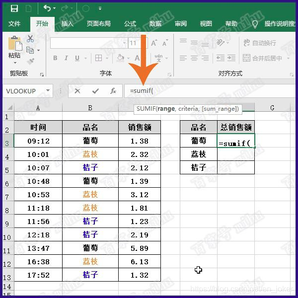 excel汇总函数 数据分析 excel汇总函数怎么用_excel_03