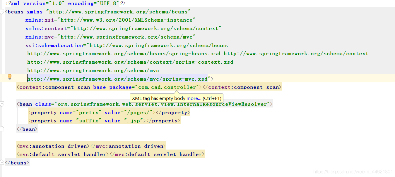 excel模板框架 java javaeessm框架_配置文件_09