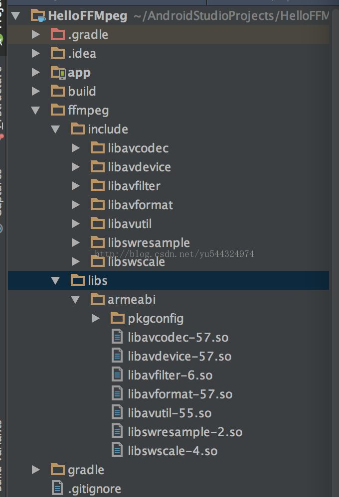 ffmpeg java 启动 ffmpeg 开发_Android Studio_03